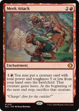 【ENG】《怠け討ち/Meek Attack》[ECL]