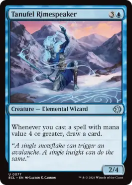 【ENG】《タヌフェルの凍炎語り/Tanufel Rimespeaker》[ECL]