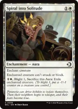 【ENG】【Foil】《孤立への悪循環/Spiral into Solitude》[ECL]