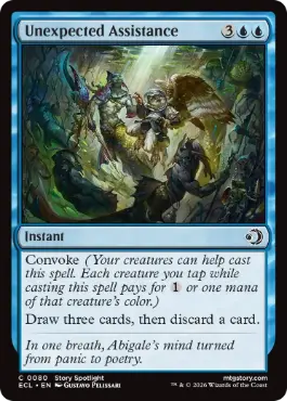 【ENG】【Foil】《予期せぬ助太刀/Unexpected Assistance》[ECL]