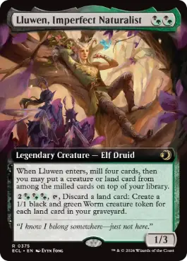 【ENG】【Foil】■拡張アート■《不完全な自然体、ルーウェン/Lluwen, Imperfect Naturalist》[ECL]