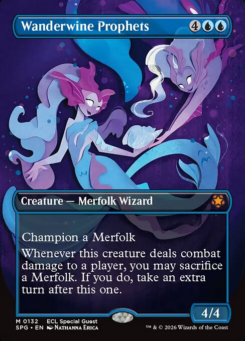 【ENG】【Foil】■ボーダーレス■《ワンダーワインの預言者/Wanderwine Prophets》[SPG]