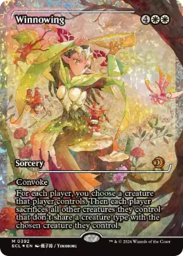 【ENG】【Foil】■フラクチャー■《篩い飛ばし/Winnowing》[ECL]