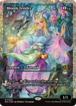 【ENG】【Foil】■フラクチャー■《花を手入れする者/Bloom Tender》[ECL]