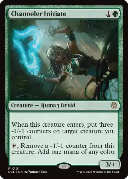【ENG】《媒介者の修練者/Channeler Initiate》[ECC]