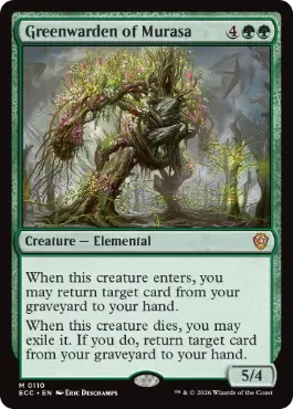 【ENG】《ムラーサの緑守り/Greenwarden of Murasa》[ECC]