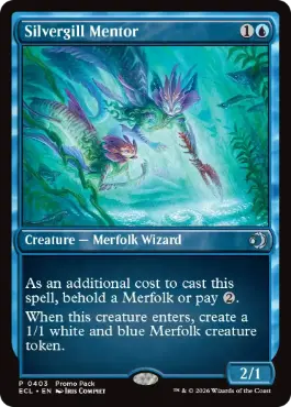 【ENG】■プロモパック■《銀エラの導師/Silvergill Mentor》[ECL]