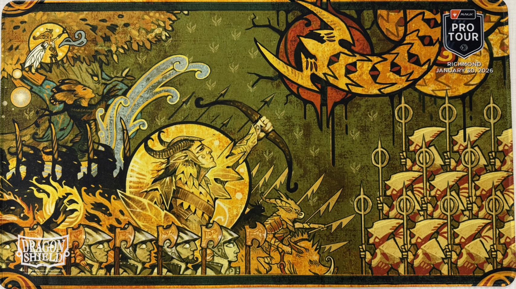 【サプライ】『プロツアーローウィンの昏明』プレイマット