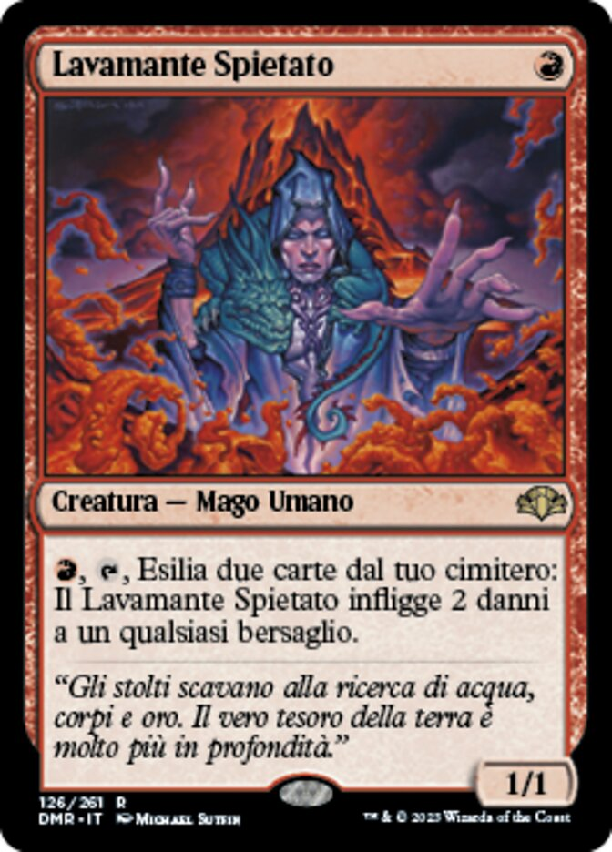 【ITA】《渋面の溶岩使い/Grim Lavamancer》[DMR]