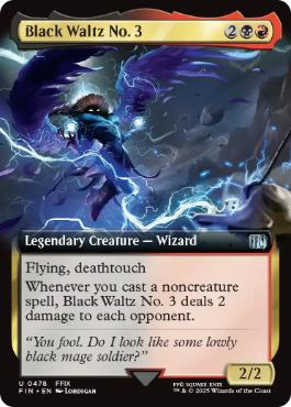 【ENG】■拡張アート■《黒のワルツ３号/Black Waltz No. 3》[FIN]