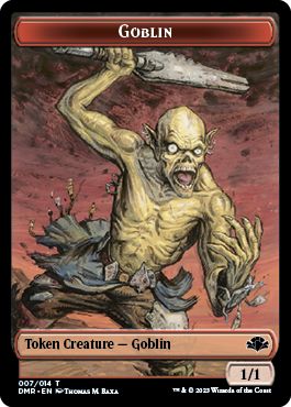 【ENG】【Foil】《ゴブリントークン/Goblin token》[DMR]