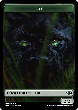 【ENG】【Foil】《猫トークン/Cat token》[DMR]