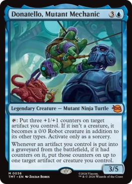 【ENG】《ミュータントの機械工、ドナテロ/Donatello, Mutant Mechanic》[TMT]