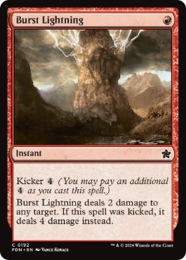 【ENG】《噴出の稲妻/Burst Lightning》[FDN]