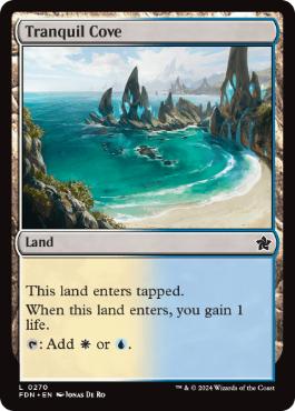 【ENG】【Foil】《平穏な入り江/Tranquil Cove》[FDN]