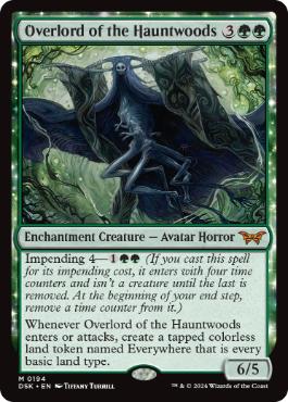 【ENG】【Foil】《ホーントウッドの大主/Overlord of the Hauntwoods》[DSK]