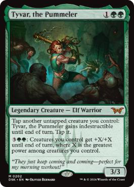 【ENG】【Foil】《猛打者、タイヴァー/Tyvar, the Pummeler》[DSK]