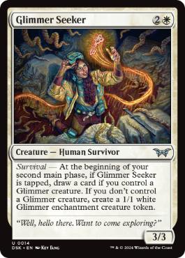 【ENG】【Foil】《光霊の探求者/Glimmer Seeker》[DSK]