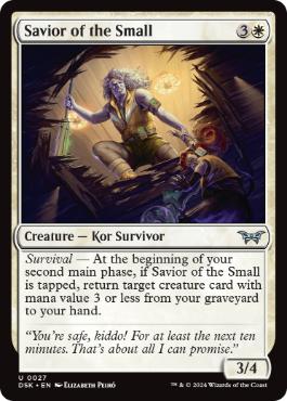 【ENG】【Foil】《小さき者の救済者/Savior of the Small》[DSK]