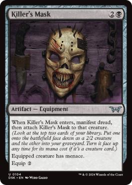 【ENG】【Foil】《殺人鬼の仮面/Killer's Mask》[DSK]