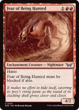 【ENG】【Foil】《捕獲への恐怖/Fear of Being Hunted》[DSK]