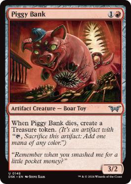 【ENG】【Foil】《ブタの貯金箱/Piggy Bank》[DSK]
