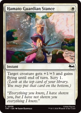 【ENG】《ハマト流防御の構え/Hamato Guardian Stance》[TMT]