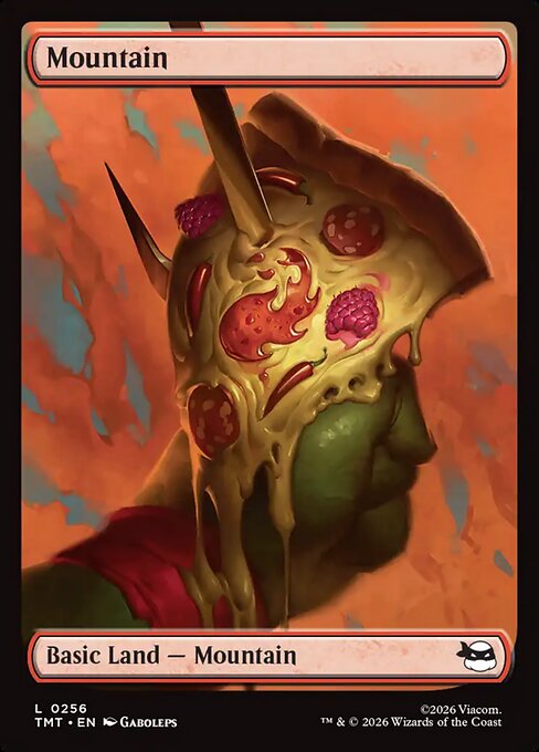 【ENG】【Foil】■ボーダーレス■《山/Mountain》(256)[TMT]