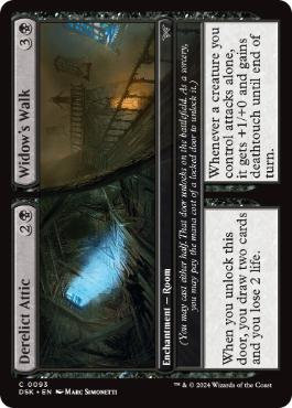 【ENG】【Foil】《見捨てられた屋根裏部屋+見晴台/Derelict Attic+Widow's Walk》[DSK]