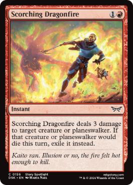 【ENG】【Foil】《焦熱の竜火/Scorching Dragonfire》[DSK]