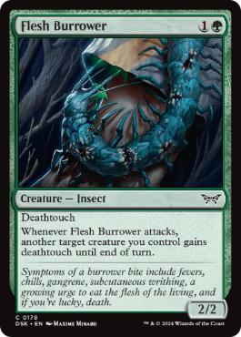 【ENG】【Foil】《肉潜り虫/Flesh Burrower》[DSK]