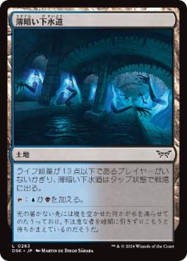 【JPN】【Foil】《薄暗い下水道/Murky Sewer》[DSK]