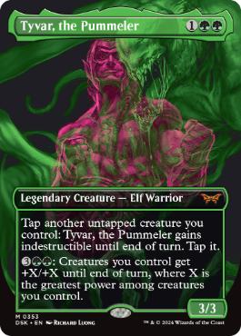 【ENG】■ボーダーレス■《猛打者、タイヴァー/Tyvar, the Pummeler》[DSK]