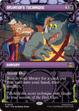 【ENG】■ショーケース■《スプリンターの奥義/Splinter's Technique》[TMT]