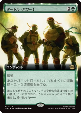 【JPN】■拡張アート■《タートル・パワー！/Turtle Power!》[TMT]