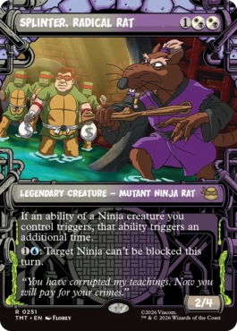 【ENG】■ショーケース■《乱暴鼠、スプリンター/Splinter, Radical Rat》[TMT]