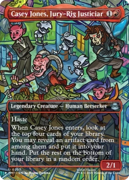 【ENG】■ボーダーレス■《即席ヒーロー、ケイシー・ジョーンズ/Casey Jones, Jury-Rig Justiciar》[TMT]