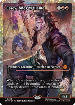 【ENG】【Foil】■フラクチャー■《ヴィジランテ、ケイシー・ジョーンズ/Casey Jones, Vigilante》[TMT]