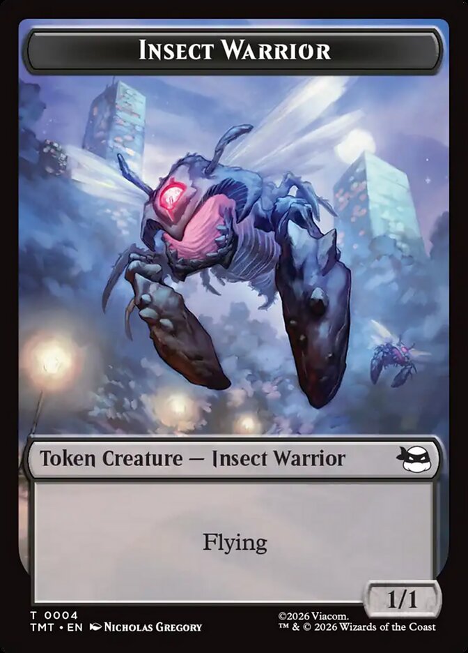 【ENG】《昆虫・戦士トークン/Insect Warrior token》[TMT]