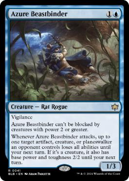 【ENG】《群青の獣縛り/Azure Beastbinder》[BLB]