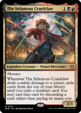 【ENG】【Foil】《悪名高い残虐爪/The Infamous Cruelclaw》[BLB]