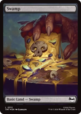 【ENG】【Foil】■ボーダーレスサージ■《沼/Swamp》(312)[TMT]