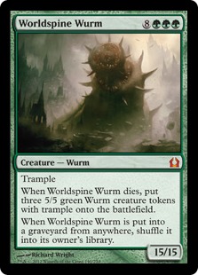 【ENG】《世界棘のワーム/Worldspine Wurm》[RTR]