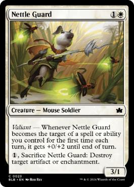 【ENG】【Foil】《イラクサの護衛/Nettle Guard》[BLB]