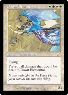 【ENG】《曙光の精霊/Dawn Elemental》[SCG]