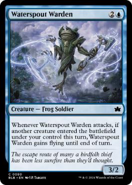 【ENG】【Foil】《竜巻の番人/Waterspout Warden》[BLB]
