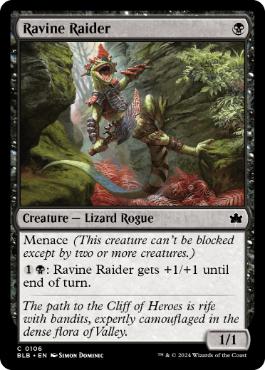 【ENG】【Foil】《山峡の略奪者/Ravine Raider》[BLB]