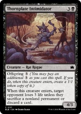 【ENG】【Foil】《茨鎧の威嚇者/Thornplate Intimidator》[BLB]