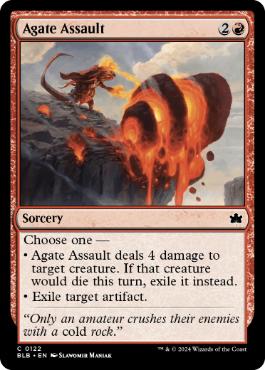 【ENG】【Foil】《瑪瑙の落石/Agate Assault》[BLB]