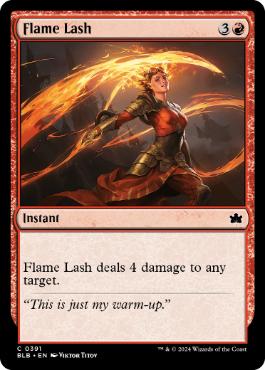 【ENG】【Foil】《炎の鞭打ち/Flame Lash》[BLB]
